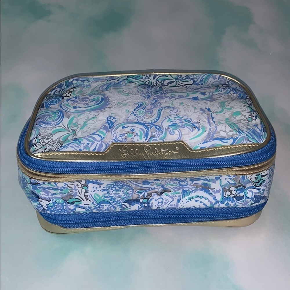 DOUBLE ZIPPER SIDED LILLY PULITZER TRAVEL BAG